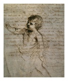 Sketch of a Child Prints by Guercino (Giovanni Francesco Barbieri) 