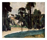 A Way In A Path Poster von Paul Cézanne