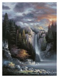 Misty Falls Prints by James Lee