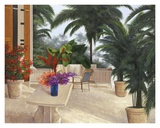 Private Patio Pósters por Diane Romanello