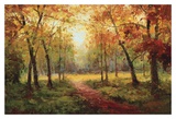 A Beautiful Walk in the Fall Posters par Weber 