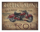 Let's Roll Lámina por Janet Kruskamp