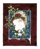 Portrait du Père Noël Poster par Peggy Abrams