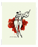 Tango in Red Prints by Misha Lenn