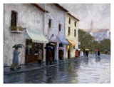 Misty Morning Stroll Prints by Roger Williams