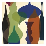 Floating Vase II Poster von Mary Calkins