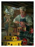 Walts Magical Barn Plakater av Bob Byerley Walts Magical Barn Plakater av Bob Byerley