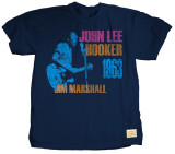 John Lee Hooker - Stand Up Blues T-shirts by Jim Marshall