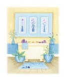 Cream Bathroom I Posters av Alexandra Burnett