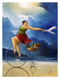 Sortie du dimanche Affiche par Ronald West
