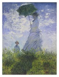 Femme à l'ombrelle Posters par Claude Monet
