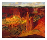 Evening, Spider Rock Poster von Paul Davis