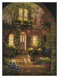 Spring Courtyard I Posters by J. Martin