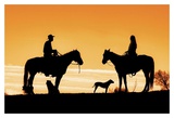 The Evening Meeting Poster by Barry Hart