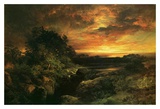Arizona Sunset Near The Grand Canyon Affiches par Thomas Moran