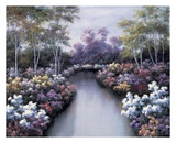 Floral Fantasy Poster by Diane Romanello