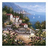 Mediterranean Arches III Print by Gabriela 