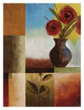 Red Flower Window II Poster by Fernando Leal