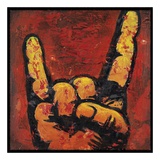 Rock n' Roll, no. 6 Poster av Aaron Christensen