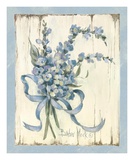 Summer Bouquet of Blues I Kunstdruck von Barbara Mock