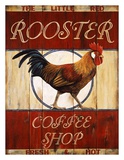 Rooster Coffee Shop Posters by Lesley Hallas
