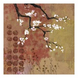 Japanese Branch Floral Prints by Evelia Sowash