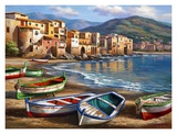 Spiaggia Della Citta Poster af Sung Kim Spiaggia Della Citta Poster af Sung Kim