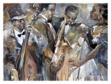All About Jazz II Print by Marysia 