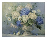 Blue and White Delight Poster by Barbara Mock