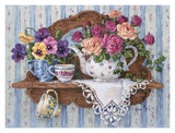 Pansies and Lace Julisteet tekijänä Barbara Mock Pansies and Lace Julisteet tekijänä Barbara Mock