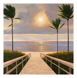 Palm Winds Poster autor Diane Romanello