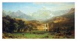 Les montagnes Rocheuses, Lander's peak Posters par Albert Bierstadt