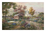 Razzberry Creek Crossing Prints by Carl Valente