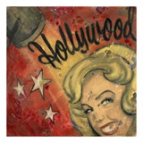 Hollywood Spotlight Posters by Aaron Christensen