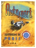 Autosport Posters by David Juniper
