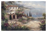 Mediterranean Villa Posters by Peter Bell