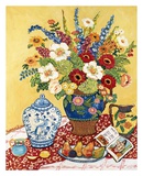 Pears and Flowers Posters by Suzanne Etienne