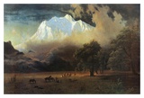 Le mont Adams, Washington Poster par Albert Bierstadt