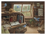 Le coin des amateurs d'oiseaux Art par Janet Kruskamp