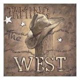 Taming the West Poster par Janet Kruskamp