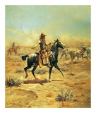 Through the Alkali Prints by Charles Marion Russell