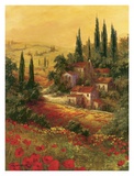 Vallée toscane I Poster par Art Fronckowiak