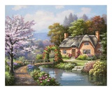 Spring Creek Cottage Prints by Sung Kim