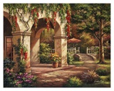 Arch Courtyard II Prints by Sung Kim