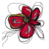 Butterfly Red Prints by Jan Weiss