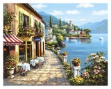 Overlook Cafe I Posters by Sung Kim