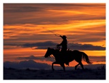 Coucher de soleil Poster par Bobbie Goodrich