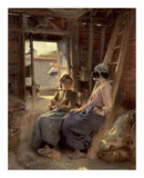 Sisters Prints by Konstantin Makovski