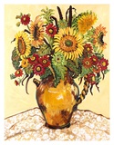 Farmer's Market Sunflower Posters by Suzanne Etienne