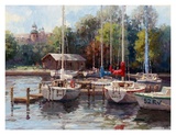 The Village Dock Affiches par Furtesen 